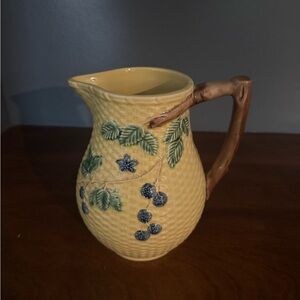 Tiffany & Co. Majolica Blackberry water pitcher